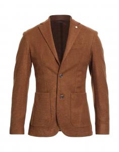 Блейзер Luigi Bianchi Mantova, коричневый