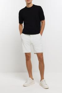 Шорты с вафельной фактурой River Island, белый