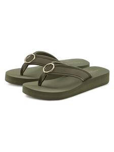 Сандалии LASCANA, оливковый