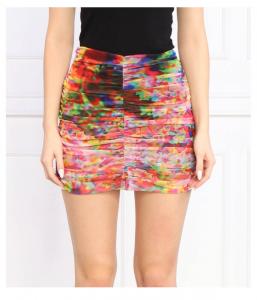 Юбка Desigual с принтом мини, мультиколор