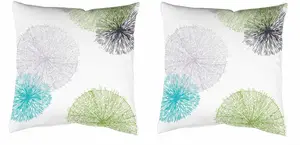 ИДЕИ ДЛЯ ДОМА Декоративная подушка "SCOPPIO", чехол с наполнителем HOME WOHNIDEEN 50х50 см, зеленый