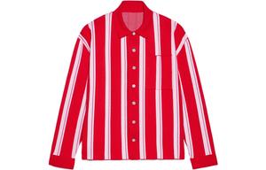Рубашка мужская красная и белая Jacquemus, красный