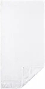 Банные полотенца Egeria "Madison", (1 шт.), однотонная программа с полосатой каймой, чистый хлопок 70х140 см (1 шт.), белый