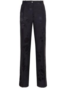 P.A.R.O.S.H. брюки с цветочным принтом, синий