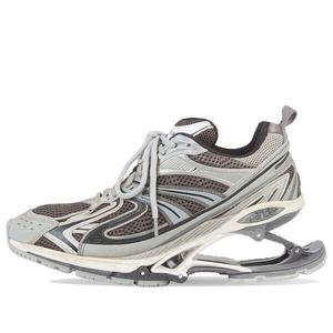 Кроссовки x-pander clunky shoes gray/brown Balenciaga, коричневый