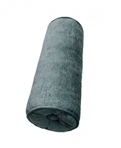 Декоративная подушка-валик для поясницы и шеи Delmonico из шенилла, 7x18 дюймов Edie@Home, cadet
