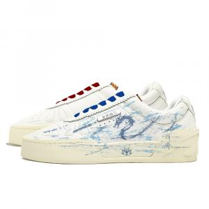 ANTA Кроссовки Owen Hélà STYLE противоскользящие амортизирующие износостойкие низкие разноцветные красные синие, цвет Red Blue Mismatched