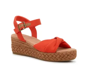 Сандалии Kinsley Wedge Toms, Red