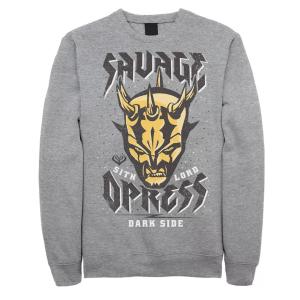 Мужской свитшот с портретом «Звёздные войны: Войны клонов» Savage Opress Dark Side Licensed Character
