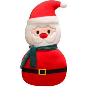 Плюшевая кукла Снеговик Санта Клаус высота 45 см длина 45 см Mise