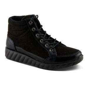 Женские кроссовки Flexus by Spring Step Sonata на танкетке со шнуровкой, черный