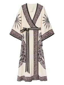 La DoubleJ платье макси с запахом, серый