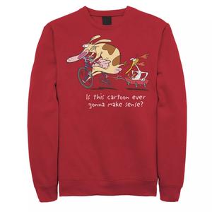 Мужской свитшот Cartoon Network Cow & Chicken Make Sense Licensed Character