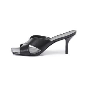 Stuart Weitzman /SW Slide Сандалии 7,5 см женские черные