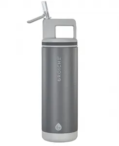 Термос Alpine Flip 'N Sip, герметичный, 0,6 л Grosche, серый/стальной