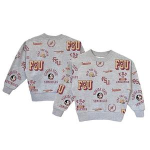 Детская толстовка Florida State Seminoles Always On Repeat, цвет heather gray Gameday Couture