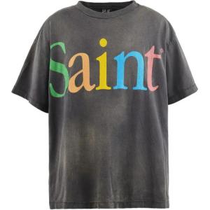 Футболка Saint Michael Apple SAINT Mxxxxxx, фиолетовый