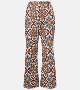 Хлопковые расклешенные брюки Hendrix high-rise La DoubleJ, Mini Palazzo