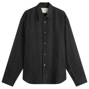 Льняная рубашка Studio Nicholson, синий