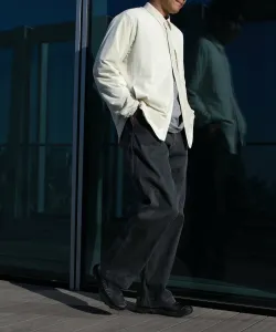 Брюки с эффектом выцветания, окрашенные серой