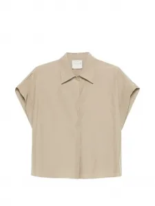 Рубашка с воротником поло Forte Forte, бежевый
