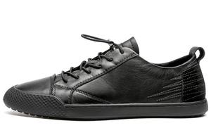 Кеды мужские, обувь для скейтбординга низкая черный Leaveland