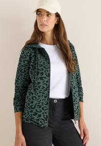 Толстовка Cecil MIT LEO-MUSTER, Grün/Green