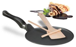 Блинница с принадлежностями Relaxdays, черный