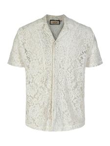 Рубашка на пуговицах классического кроя SikSilk, экрю