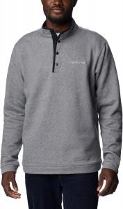 Columbia мужская толстовка Hart Mountain Half Snap, Charcoal Heather