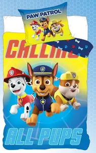 Пододеяльник Щенячий патруль Зов всех щенков 140 x 200 см - 70 x 90 см Paw Patrol