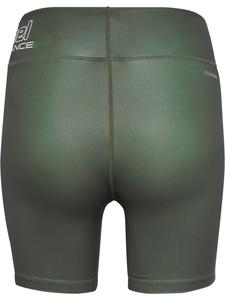 Короткие шорты Te Fundamental Mw Tight Shorts зеленого цвета Hummel