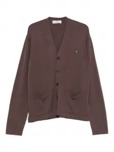 Кардиган с V-образным вырезом Vivienne Westwood, коричневый