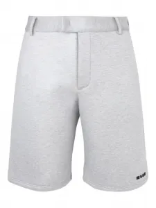 Шорты с поясом Msgm, серый