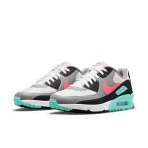 Кроссовки для гольфа Nike Air Max 90 G CU9978-133, белые, мужские, Hot Punch, TF7693 Nike, Multi