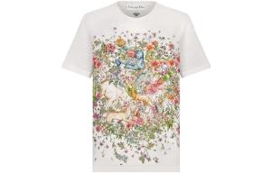 Ежеквартальные новинки Футболка женская белая Dior