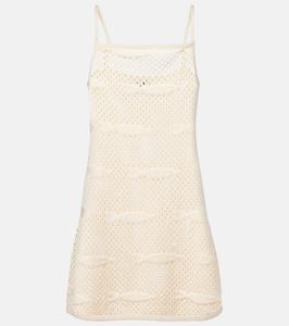 Рио пляжное платье из хлопка крючком Staud, экрю