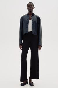 Расклешенные брюки со стрелками H&M, черный