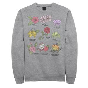 Мужской свитшот с цветами принцесс Диснея Licensed Character