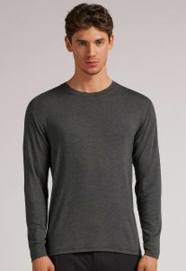 Топ IUMAN Intimissimi Uomo Long sleeved top, Grey/Mottled Dark Grey