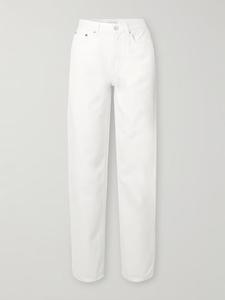 Прямые джинсы Samur из органического материала с высокой посадкой Loulou Studio, слоновая кость