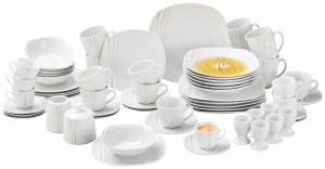 Столовый набор Novel, серый/белый/песочный/бежевый