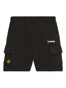 Шорты с вышитым логотипом Barrow, черный