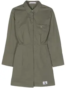 Платье-рубашка с длинными рукавами Calvin Klein Jeans, зеленый