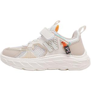 Нескользящие дышащие низкие детские кроссовки для бега WARRIOR, бежевый/хаки