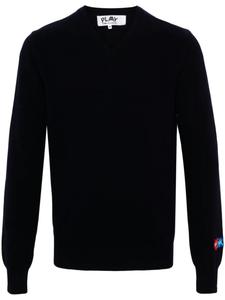 Джемпер из коллаборации с the Artist Invader Comme Des Garçons Play, синий