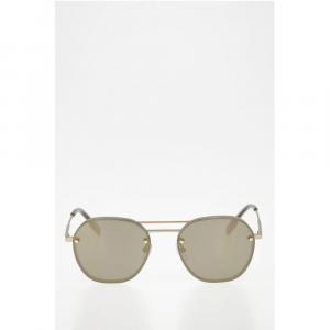 Солнцезащитные очки из золотого титана Ermenegildo Zegna, Gold