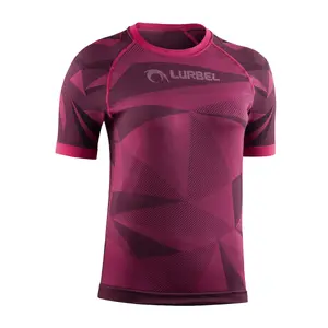 Футболка Lurbel Samba с короткими рукавами W женская для бега по пересеченной местности, фуксия