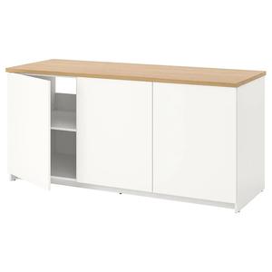 Базовый шкаф с дверцами KNOXHULT IKEA, 180x85 см, белый