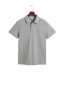 Рубашка-поло Gant, серый